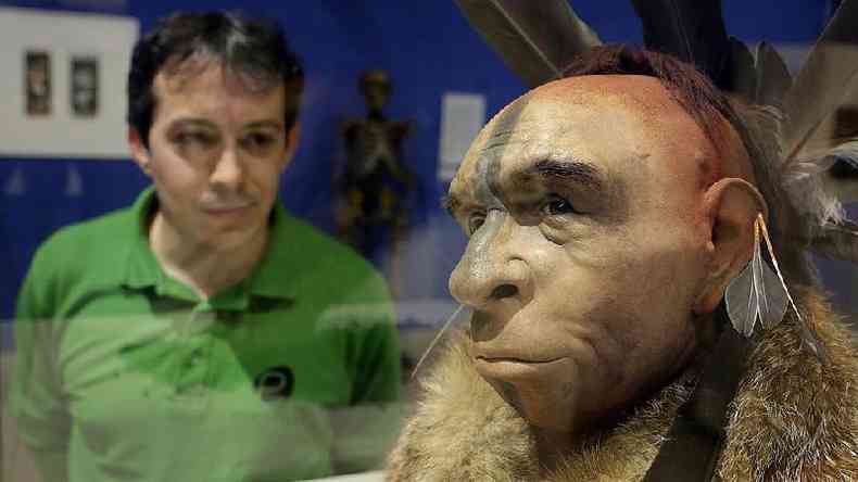 O cruzamento entre sapiens e neandertais pode ter ocorrido vrias dezenas de milhares de anos atrs.(foto: Getty Images)