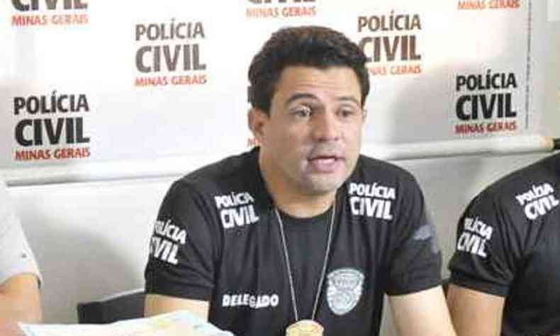 Delegado Marcos Vinicius diz que foram sete meses de investigaes(foto: Juarez Rodrigues/EM/D.A Press )