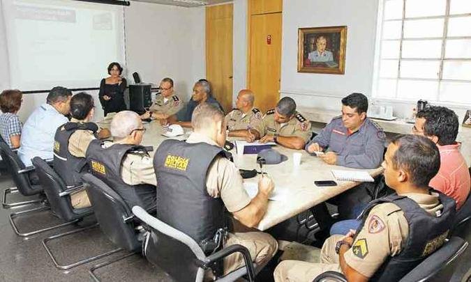 Reunio na sede da emissora discutiu toda a segurana do evento(foto: Rodrigo Clemente/EM/D.A Press)