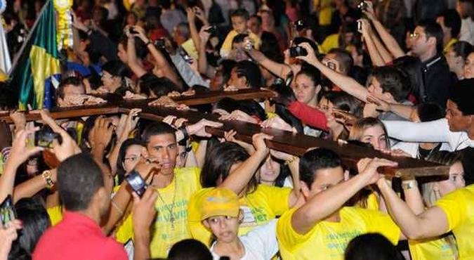 Jovens de diversos pa�ses vieram a BH participar da Semana Mission�ria 