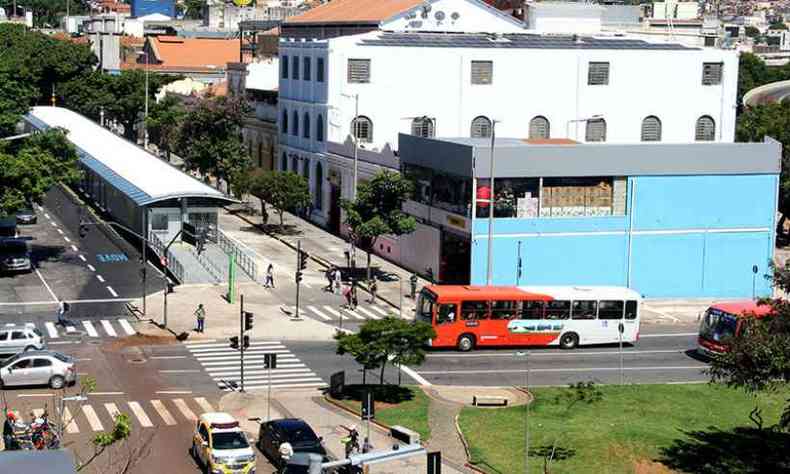 Terminal está instalado na Avenida Oiapoque(foto: Mércia Lemos/Setop)