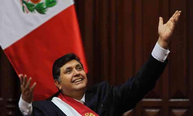 Nome influente da social democracia peruano, Garca tinha o desejo confesso de entrar para a histria(foto: Ernesto Benavides)