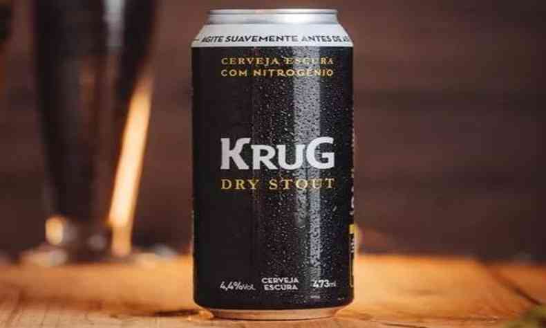 foto divulgação cerveja Krug Dry Stout