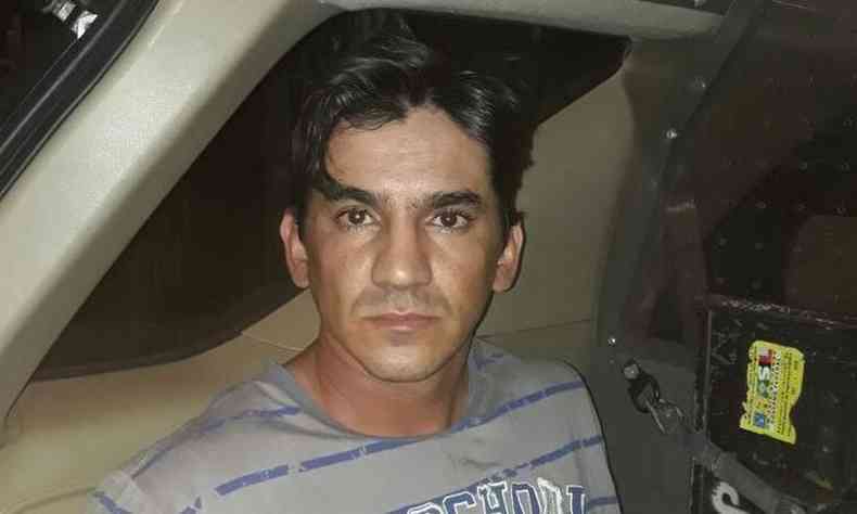 Jonathan Pereira do Prado, de 33, confessou o homicdio(foto: Samir Alouan/97 FM/Pontal Online/Divulgao)