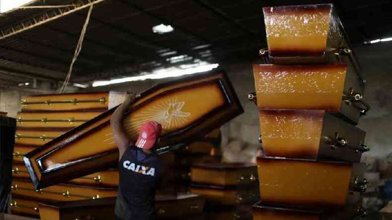 Fabricantes de caixes dizem que nunca tiveram tantos pedidos quanto agora(foto: Reuters)