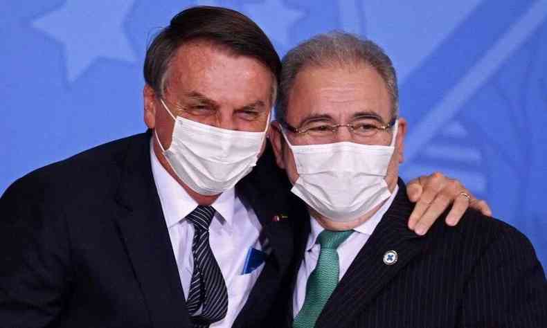 Ministro da Sade disse que denncias so apuradas rapidamente, de acordo com o que pede Bolsonaro(foto: Evaristo S/AFP)