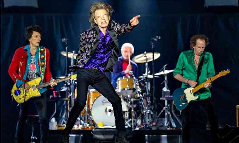 Os Rollings Stones se apresentam no Texas, em julho do ano passado. Pandemia do novo coronavrus interrompeu turn da banda