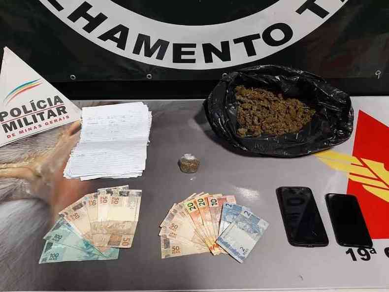 Valor da droga apreendida  de R$ 60 mil(foto: PM/Divulgao)