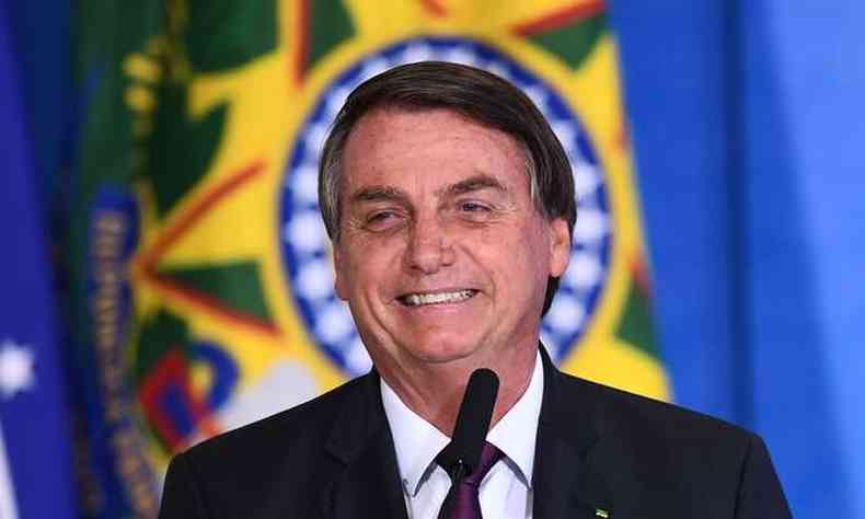 'O Brasil agradece! Menos um para amedrontar as famlias de bem', escreveu Bolsonaro no Twitter(foto: AFP / EVARISTO SA)