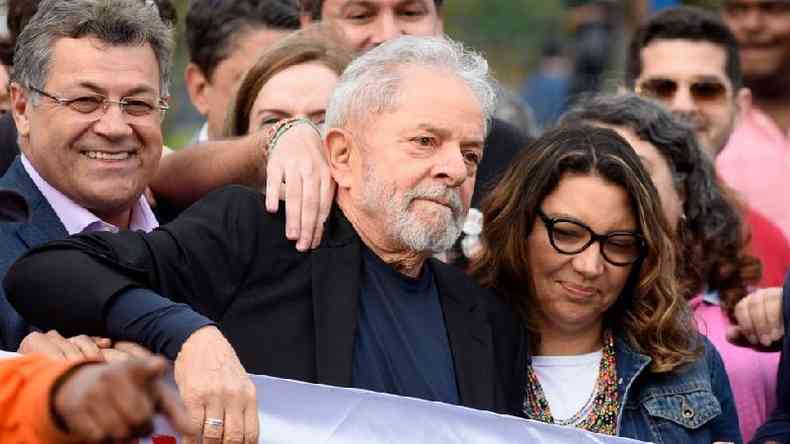 Lula foi solto em novembro de 2019, aps 580 dias preso(foto: AFP)