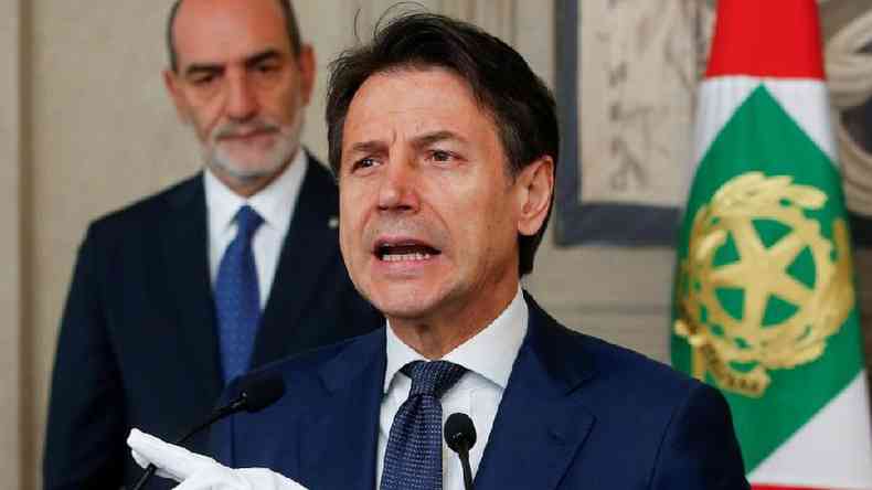 O primeiro-ministro Giuseppe Conte foi ouvido pelo Ministrio Pblico de Bergamo sobre as aes tomadas durante a pandemia(foto: Reuters)