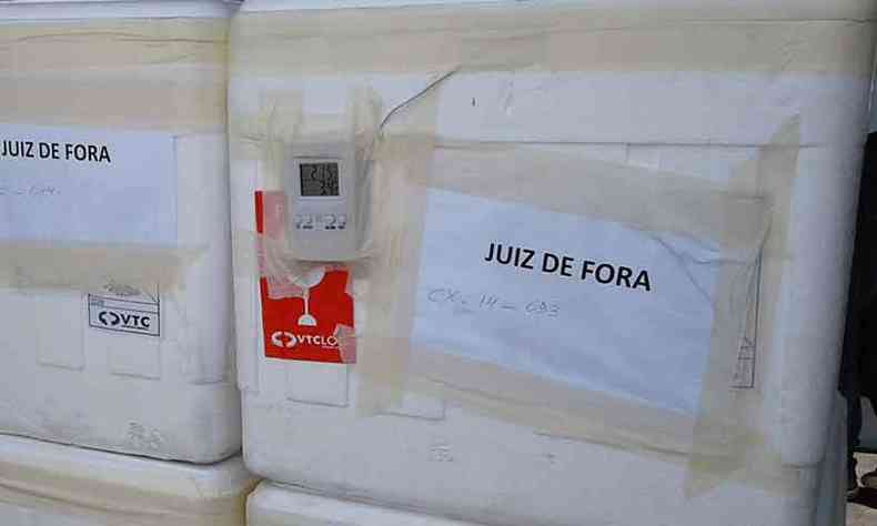 Juiz de Fora j recebeu 25.393 doses de vacinas contra a COVID-19(foto: Marcos Alfredo)