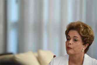 Presidente afastada Dilma Rousseff(foto: Vanderlei Almeida)