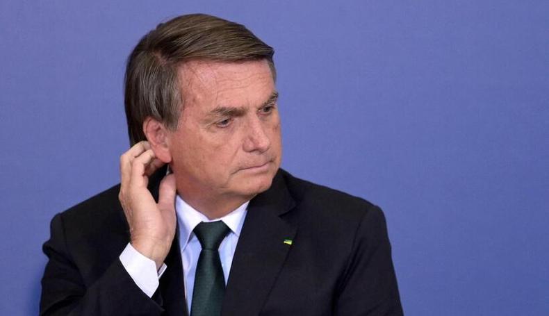 Agentes da segurança pública afirmam que Bolsonaro só trouxe 'desgaste' às instituições(foto: EVARISTO SA / AFP) Presidente Jair Bolsonaro (PL)