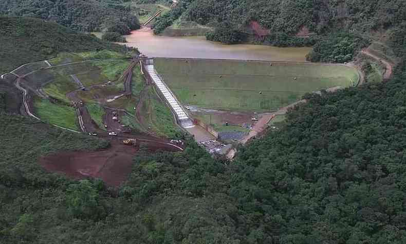 A barragem Capito do Mato 