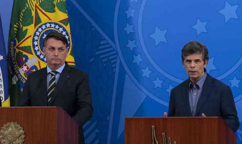 Teich ficou no cargo menos de um ms e admitiu que divergncia sobre cloroquina pesou na deciso de deixar o 'governo Bolsonaro'(foto: Agncia Brasil)