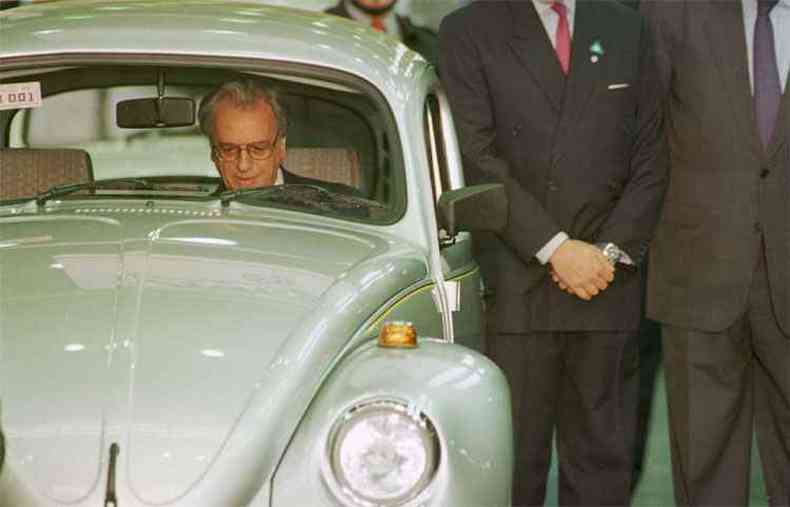 Itamar Franco ressuscitou o Fusca para facilitar acesso ao carro popular(foto: ARQUIVO ESTADO DE MINAS)