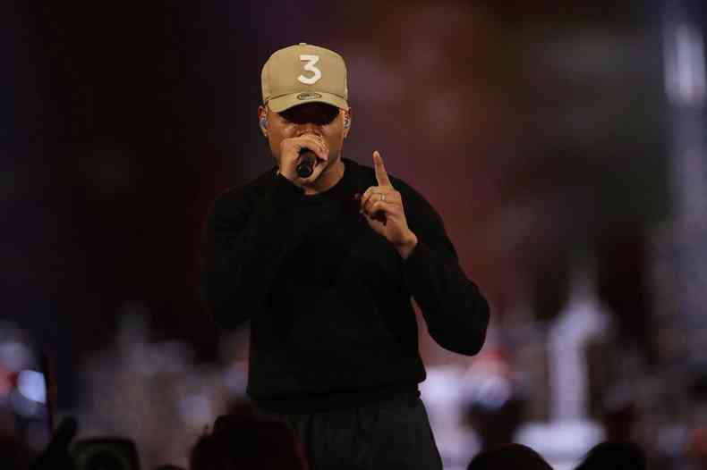 Chance The Rapper foi confirmado no Lollapalooza americano (foto: Jonathan Daniel/AFP)