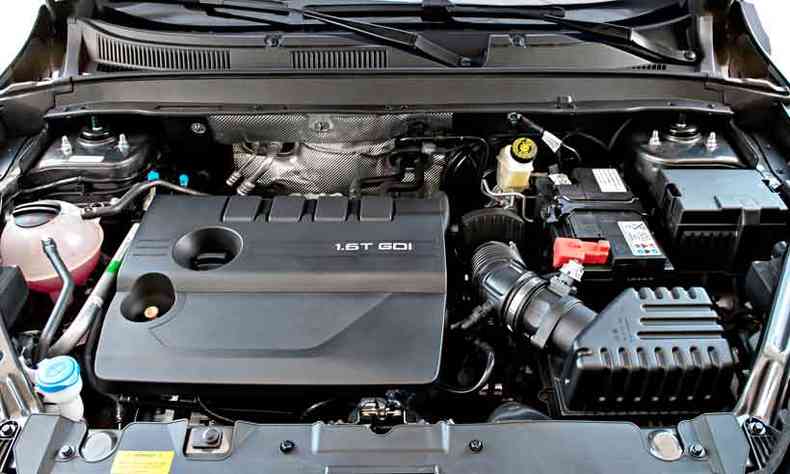 O motor que equipa o SUV  o 1.6 GDI, com turbo e injeo direta, a gasolina(foto: chery/divulgao)