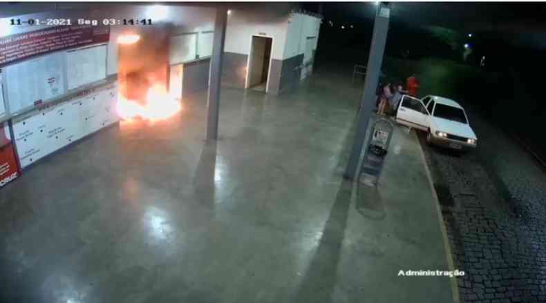 Crime ocorreu no dia 12 de janeiro, no Terminal Rodovirio de Trs Pontas, no Sul de Minas. (foto: Reproduo)