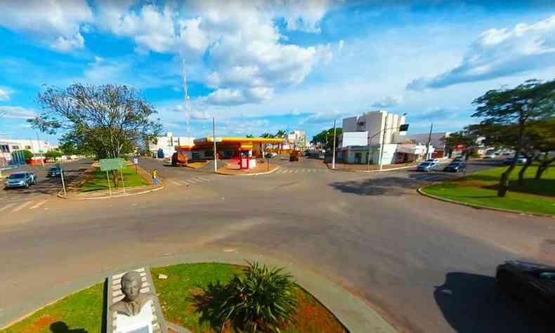 Crime ocorreu em Coromandel, no Alto Paranaba(foto: Google Maps/Reproduo)