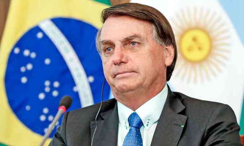 Bolsonaro reclamou com apoiadores das presses que vem sofrendo sobre a atuao do governo(foto: ALAN SANTOS/PR)