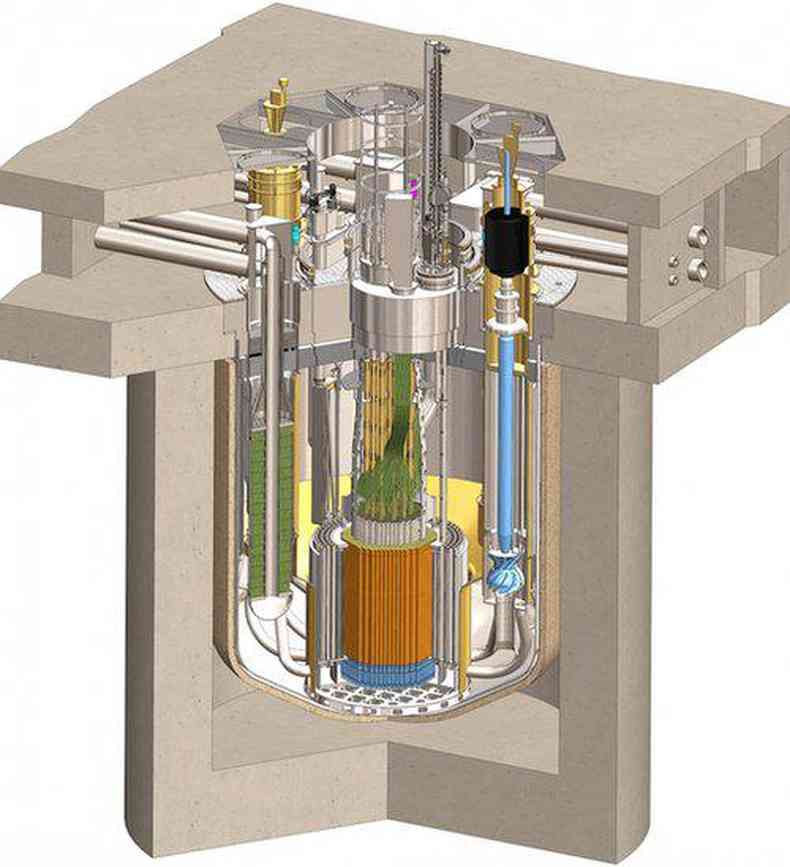 Ilustrao demonstra funcionamento de reator Natrium