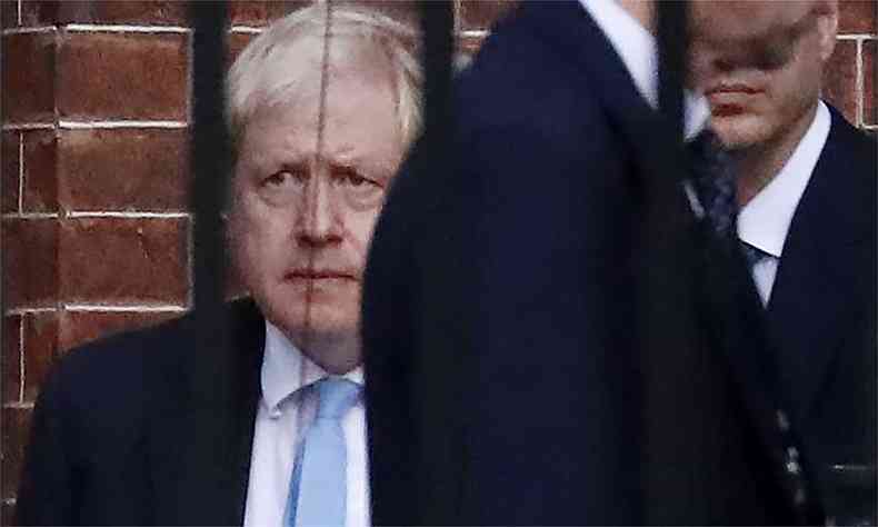 O primeiro-ministro britnico, Boris Johnson, em Londres (foto: AFP / Tolga AKMEN)