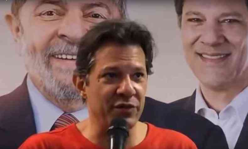 Fernando Haddad ultrapassou Ciro Gomes, de acordo com pesquisa Ibope(foto: Youtube/Reproducao )