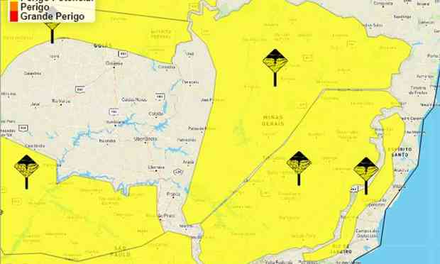 Fim Do Dia Promete Chuva Forte Ha Alerta De Tempestade Em 14 Regioes De Mg Gerais Estado De Minas