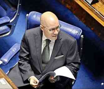 Na audincia amanh no colegiado do Senado, Demstenes Torres quebrar quase trs meses de silncio (foto: Fbio Pozzebom/ABr 10/5/12)