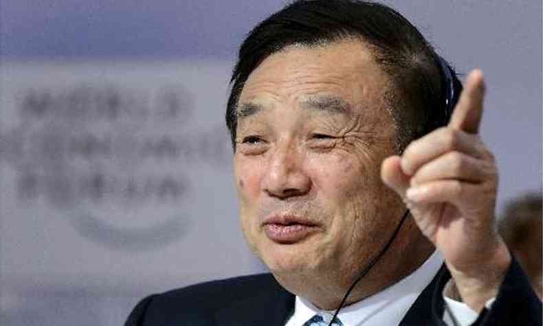 Ren Zhengfei, fundador e CEO da Huawei(foto: FABRICE COFFRINI)