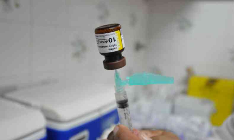 Mais de 670 mil pessoas ainda no se imunizaram contra a febre amarela(foto: Alexandre Guzanshe/EM/D.A Press)