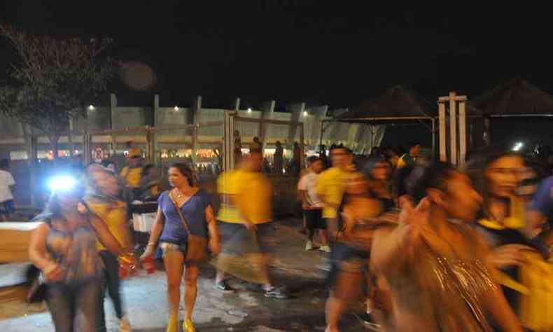 Contornado o tumulto  tarde, programao seguiu normal at o comeo da noite no Mineiro(foto: Marcos Vieira/EM/D.A.Press)