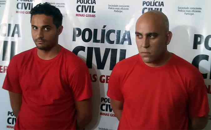 Os dois homens negaram participao nos dois assassinatos, mas foram reconhecidos por testemunhas(foto: Paulo Filgueiras/EM/D.A.Press)