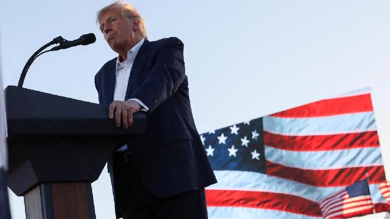 Donald Trump em comcio no Texas