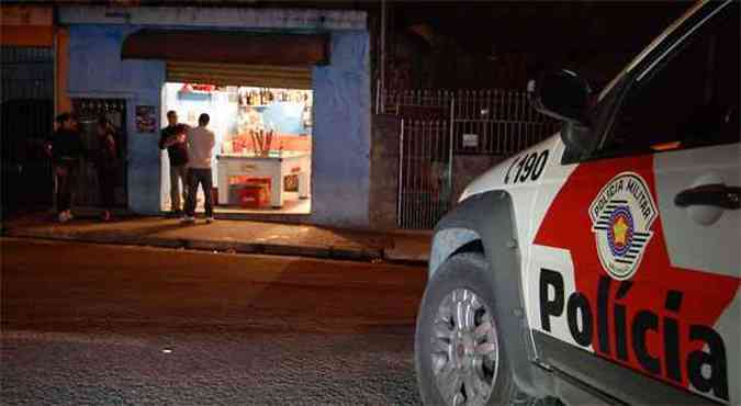 Trs criminosos foram baleados em troca de tiros no Bairro do Taboo, em So Bernardo do Campo, depois da morte de um militar na cidade(foto: HELIO TORCHI/AE/ESTADAO CONTEUDO)