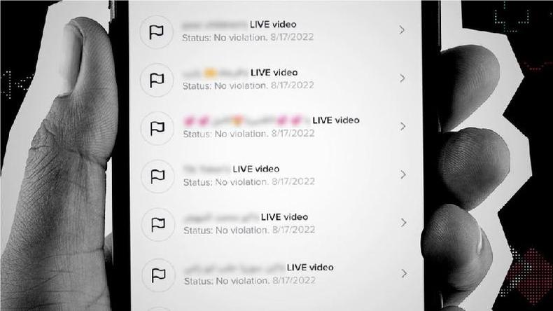 De acordo com o TikTok, no houve 'violao' em nenhum dos vdeos