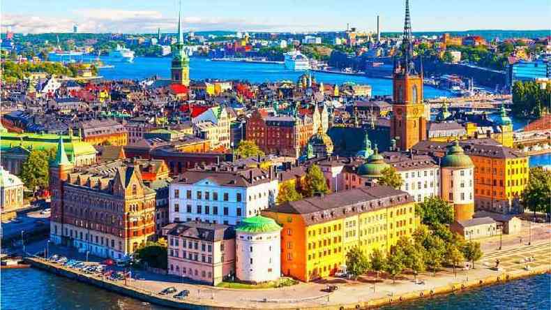 Capital da Sucia, Estocolmo  epicentro da pandemia no pas(foto: Getty Images)