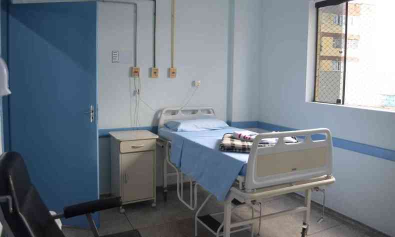 Imagem de quarto do hospital