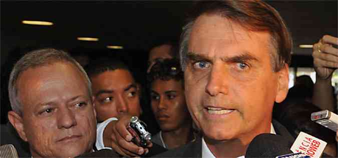 Jair Bolsonaro (PP-RJ), acusado pelo PSOL de ter agredido em setembro passado o senador Randolfe Rodrigues (PSOL-AP)(foto: Valter Campanato/ABr)