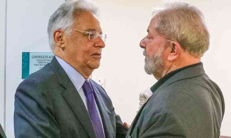 Ex-presidentes, FHC e Lula podem se reunir para selar 'parceria' entre PSDB e PT(foto: Ricardo Stuckert/Instituto Lula)