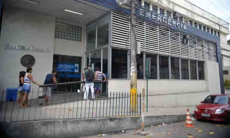 A menina foi levada para o Hospital Estadual Getlio Vargas, na Penha(foto: Agncia Brasil)