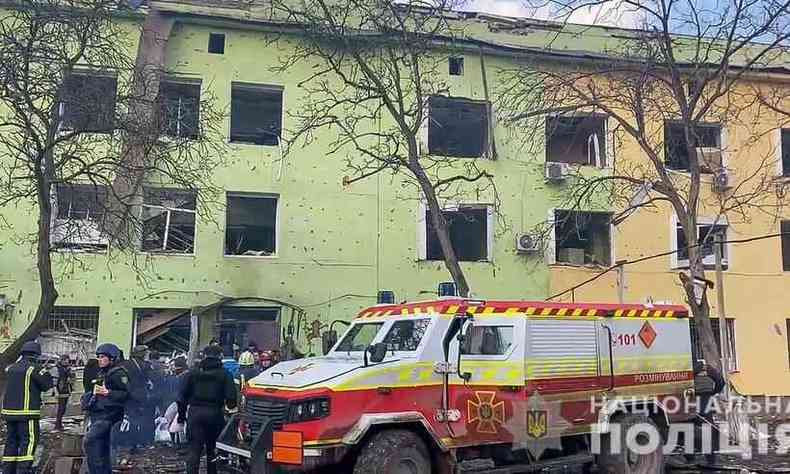 Hospital em Mariupol