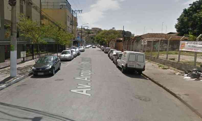 Imagem meramente ilustrativa da Avenida Arquiteto Morandi, no Barreiro, onde ocorreu o fato (foto: Reproduo/Google Street View)