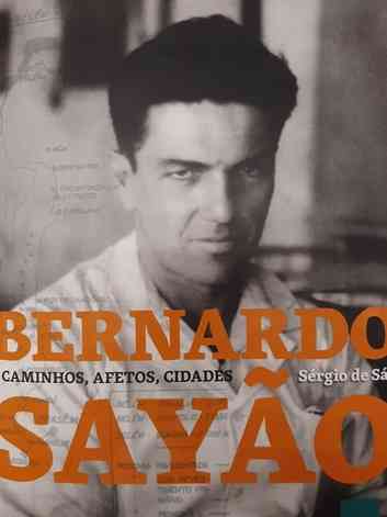 Bernardo Sayo na capa do livro sobre sua trajetria