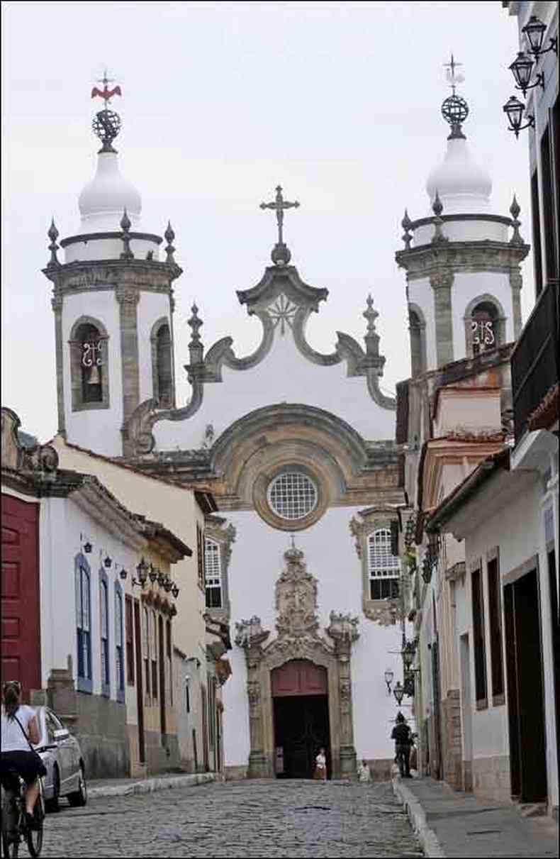 Igreja Nossa Senhora do Carmo  um dos monumentos mais admirveis do rococ em Minas(foto: Jair Amaral/EM/D.A Press %u2013 21/10/14)