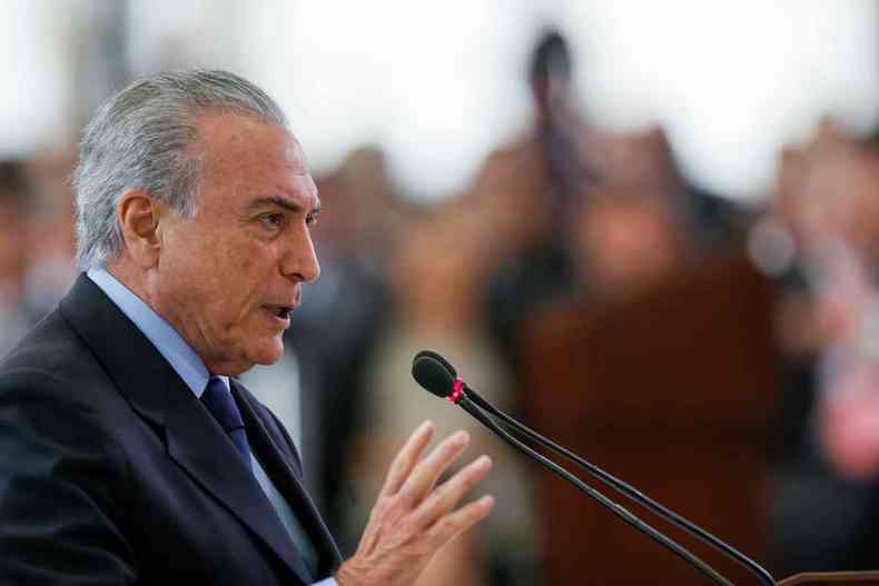 Ainda de acordo com Temer, ele 'aproveitou sua impopularidade para fazer o que o Brasil precisava'(foto: Beto Barata/PR)