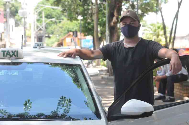 O taxista Gilson Filho