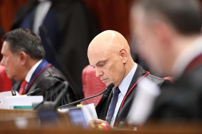 Ministro Alexandre de Moraes em Sesso plenria do TSE